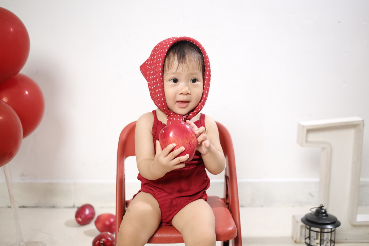 Cận cảnh nụ cười của Dưa Hấu